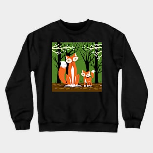 Two Fine Foxes Crewneck Sweatshirt